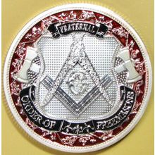 Freemason. Challenge Coin. 1.50". 88b.