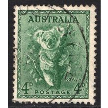 AUSTRALIA 1937/56: ZOOLOGICAL DEFINITIVES - 4d KOALA USED (G4)