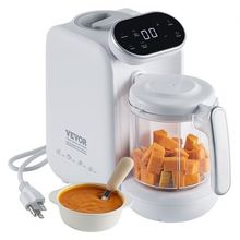 Baby Food Maker, 430W Baby Food Processor with 750 ml Tritan Bowl, SUS304 St...