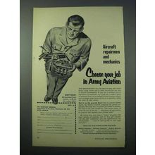1953 U.S. Army Ad - Choose Your Job in Army Aviation