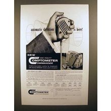 1956 Comptometer Commander Dictation Machine Ad