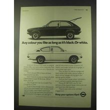 1977 Opel Kadett City SR & Kadette Coupe SR Berlina Ad