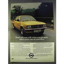 1977 Opel Ascona Ad - Don't Tell Your Wife
