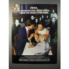 1978 Piper Champagne Ad - Separates Exceptional