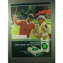 1983 Vantage Cigarettes Ad - Taste of Success