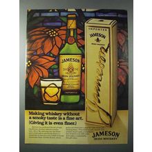 1985 Jameson Irish Whiskey Ad - Without Smoky Taste