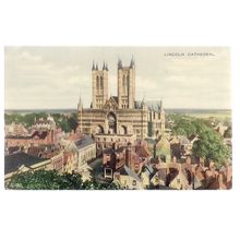 LINCOLN CATHEDRAL.. unused vintage postcard by Valentine =