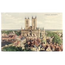 LINCOLN CATHEDRAL.. unused vintage postcard by Valentine