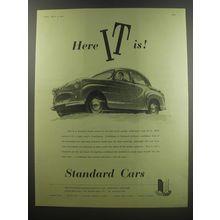1955 Standard Cars Ad - Here It is