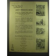 1955 BSA Advertisement - Daimler One-o-Four Saloon, Motorcycles, Bicycles and Po