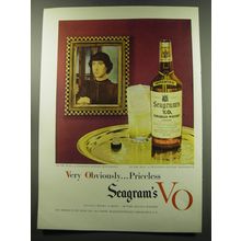 1949 Seagram's V.O. Whisky Ad - Very Obviously.. Priceless
