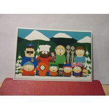 GROUP, SOUTH PARK, USA unused postcard 1998 London Postcard Co. =