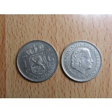Netherlands 1970 1 Guilden Coin