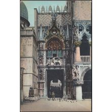 Porta Della Carta, Venezia, c.1910 - Metz & Lautz Cartolina