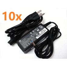 Lot of 10 - OEM HP 45W 19.5V 2.31A HSTNN-DA40 AC Power Adapter with blue tip