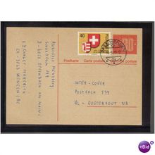 1979 SWITZERLAND P/PAID PC UPRATED WENGEN PMK