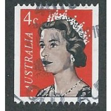 AUS 1966 4c 'QUEEN ELIZABETH II (COILS)' FINE USED (EBID44-500)