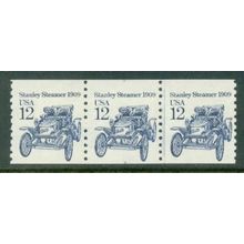 2132 12c Stanley Steamer Fine MNH Dry Gum PNC 2/3 Split # W0384