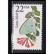 2293 22c Luna Moth Fine MNH MA2826