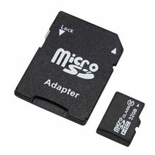 Tarjeta micro SDHC 32 GB Clase 10 + adaptador a SD alta velocidad