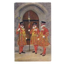 YEOMAN WARDERS, Tower of London unused vintage postcard Gale & Polden =