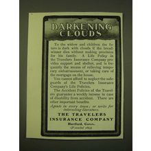 1902 The Travelers Insurance Company Ad - Darkening Clouds