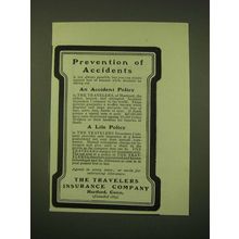 1902 The Travelers Insurance Company Ad - Prevention of accidents