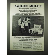 1975 Winchester Western T22 Ammunition Ad