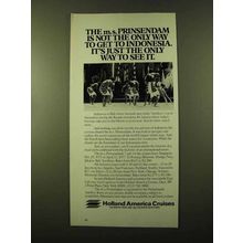1976 Holland America Cruises Ad - The m.s. Prinsendam
