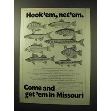 1977 Missouri Division of Tourism Ad - Hook'em Net'em