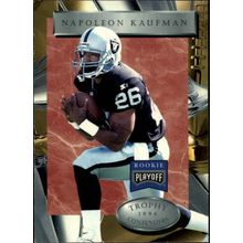 1996 Playoff Football Trophy Contenders Napoleon Kaufman #26