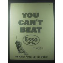 1954 Esso Extra Petrol Ad - You can't beat Esso Extra