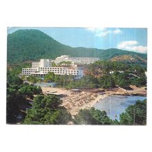 PORTINATX, IBIZA, SPAIN used vintage postcard 1987 postmark #