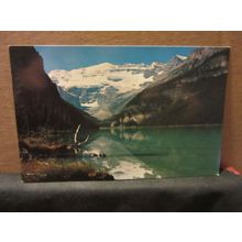 LAKE LOUISE & VICTORIA GLACIER , Canadian Rockies.. unused vintage postcard. /
