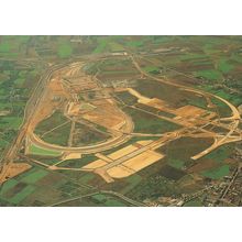 Eurotunnel Folkestone Exhibition Centre Aerial Hectare Site Kent Postcard