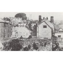 Ludlow Ludford Bridge In Victorian Era 1880 Rare Shropshire Daily Star Postcard