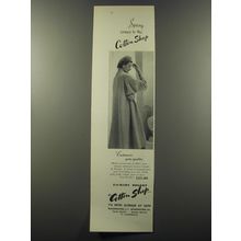 1953 Cotton Shop Coat by Einiger Advertisement - Spring comes to the Cotton Shop