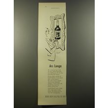 1954 Lord Calvert Whiskey Ad - Ars Longa