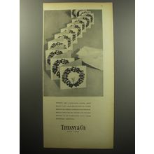 1957 Tiffany & Co. Christmas Cards Advertisement