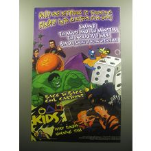 1996 UPN TV Shows Ad - Jumanji, The Mouse and the Monster, The Incredible Hulk