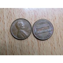 1973d USA 1 Cent Lincoln Memorial Coin
