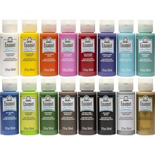 Folkart Gloss Finish Acrylic Enamel Craft Set Designed for Beginners and Artists