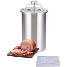 Ham Maker - Stainless Steel Meat Press for Making Healthy Homemade Deli Meat wit