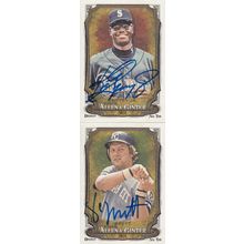 KEN GRIFFEY JR & GEORGE BRETT AUTO 2024 MARINERS & ROYALS HOF WORLD CHAMPIONS