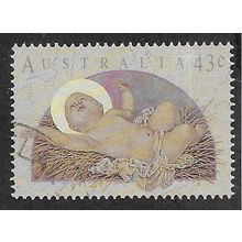 AUS 1991 43c 'CHRISTMAS' FINE USED (EBID68-708)