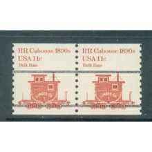 1905a 11c Railroad Caboose Fine MNH Dry Gum Pair PreCnx G0816