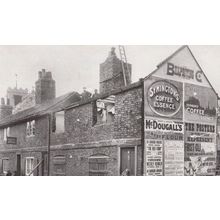 Peasholme Green York Flour Coffee Billboard Old Display Large Postcard