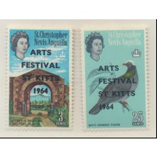 St. Kitts-Nevis Stamps Scott #161 To 162, Mint Lightly Hinged