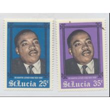 St. Lucia Stamps Scott #235 To 236, Mint Never Hinged