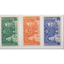 St. Helena Stamps Scott #115 To 117, Mint Never Hinged